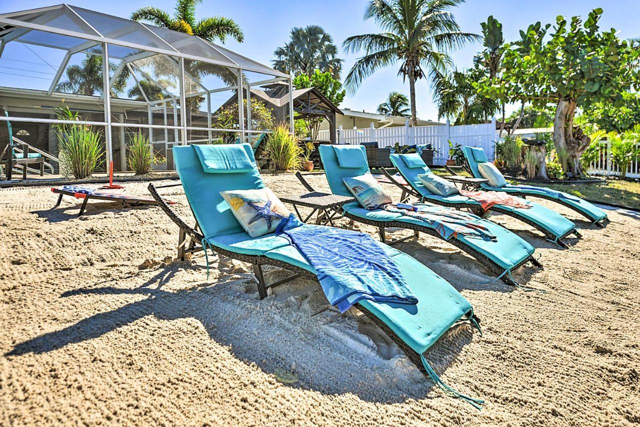 Waterfront Bradenton Home Heated Pool And Fire Pit Exterior photo